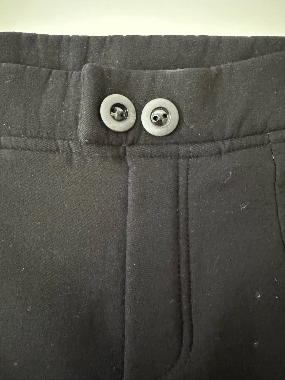 Super Warm Black Slim Stretch Pants